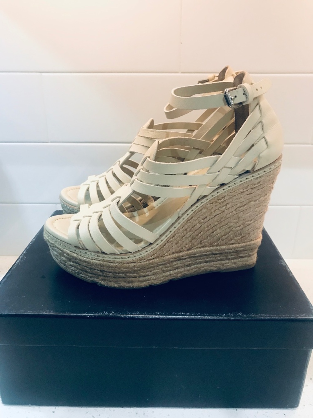 Ralph Lauren Collection Wedge Sandals